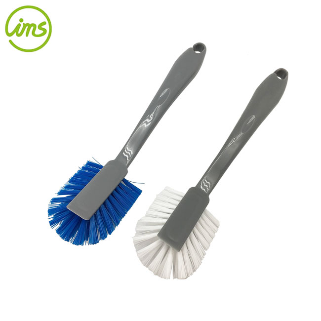 Brosse de cuisine pour gommage d'évier de nettoyage avec long manche